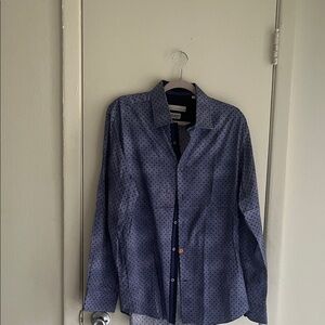 Men's Blue Dress Shirt